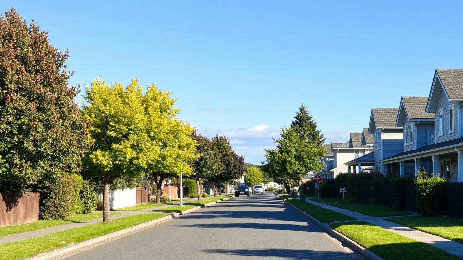 A typical Avenal or Windsor weatherboard streetscape — the established Invercargill family housing stock.